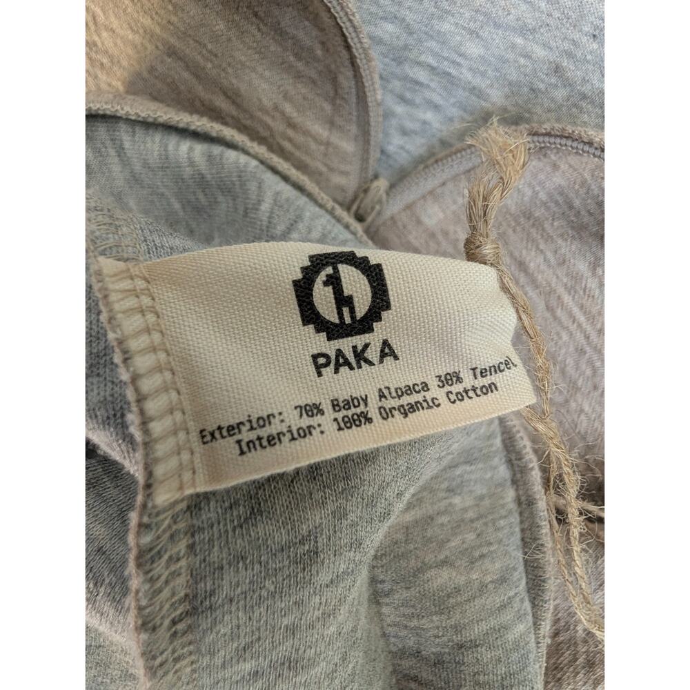 PAKA Full Zip Hoodie Womens XXL Timber Baby Alpaca Blend NWT - Picture 6 of 7